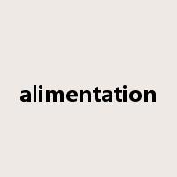 alimentation是什么意思