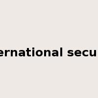 international security是什么意思