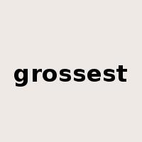 grossest是什么意思