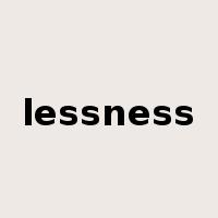 lessness是什么意思