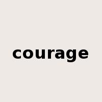 courage是什么意思