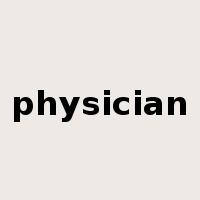 physician是什么意思