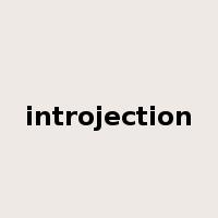 introjection是什么意思