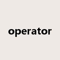 operator是什么意思