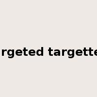 targeted targetted是什么意思