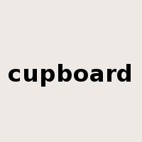 cupboard是什么意思