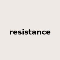 resistance是什么意思