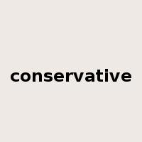 conservative是什么意思