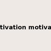 motivation motivator是什么意思