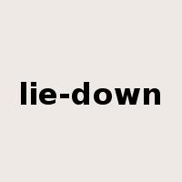 lie-down是什么意思