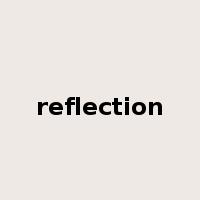 reflection是什么意思