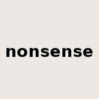 nonsense是什么意思