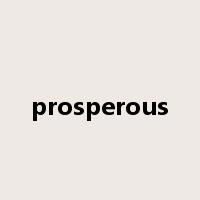 prosperous是什么意思