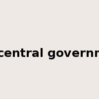 the central government是什么意思