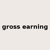 gross earning是什么意思