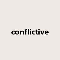 conflictive是什么意思