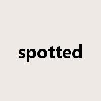 spotted是什么意思