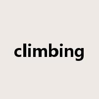 climbing是什么意思