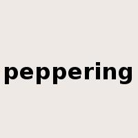 peppering是什么意思