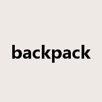 backpack是什么意思