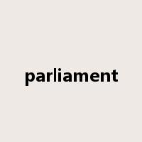 parliament是什么意思