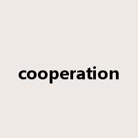 cooperation是什么意思