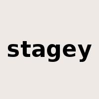 stagey是什么意思