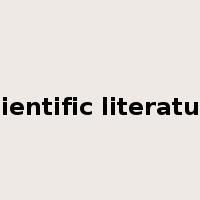 scientific literature是什么意思