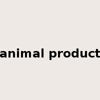 animal product是什么意思