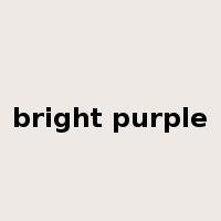 bright purple是什么意思