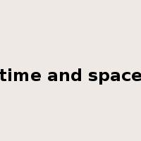 time and space