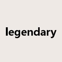 legendary是什么意思