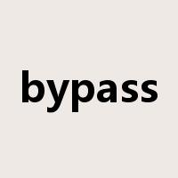 bypass是什么意思