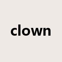 clown是什么意思