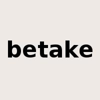 betake是什么意思