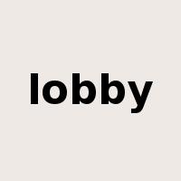 lobby是什么意思