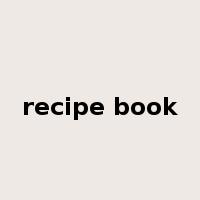 recipe book是什么意思