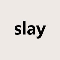 slay是什么意思