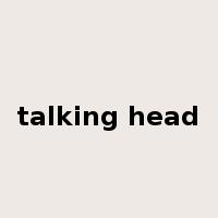 talking head是什么意思