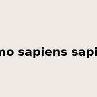 Homo sapiens sapiens是什么意思