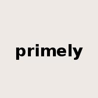 primely是什么意思