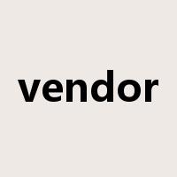 vendor是什么意思