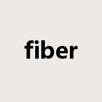 fiber是什么意思