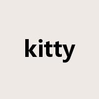 kitty是什么意思