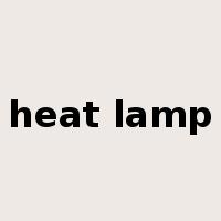 heat lamp是什么意思