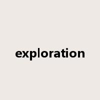 exploration是什么意思