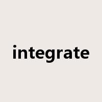 integrate是什么意思