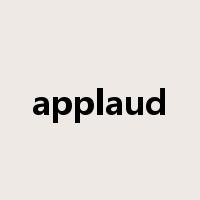 applaud是什么意思