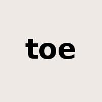 toe是什么意思