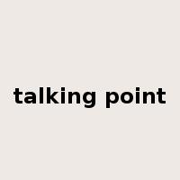 talking point是什么意思